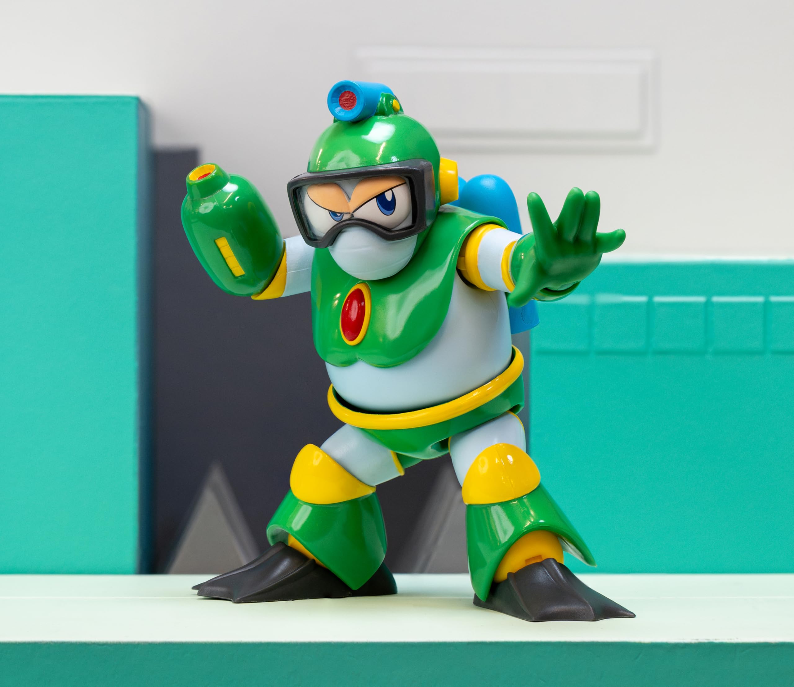 Amazon | 【グッズ】1/12スケール ロックマン アクションフィギュア